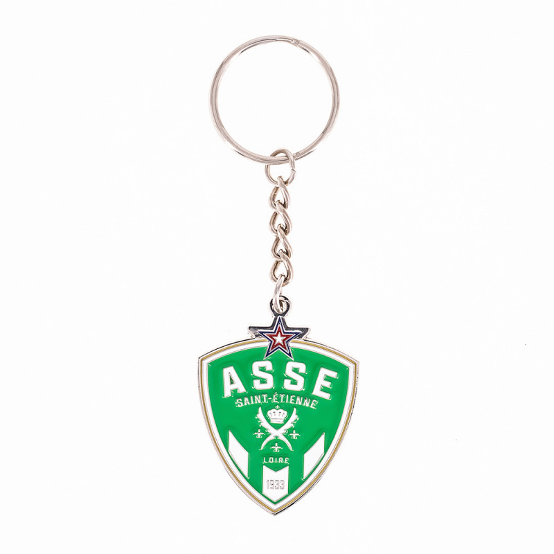 Porte Clés Logo Métal ASSE - Boutique des Verts